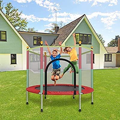 Trampoline for Kids With Safety Net 55 Inch