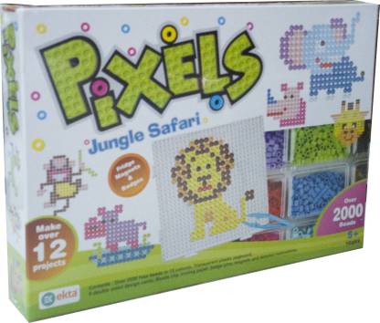 Pixel Jungle Safari Educational Board