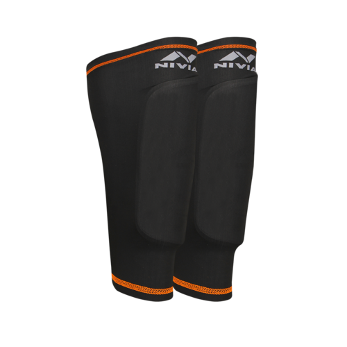 NIVIA Classic Carbonite with Sleeve Football Shin Guard