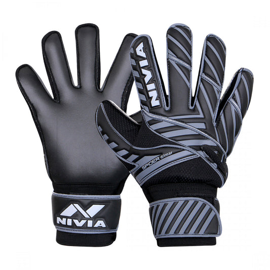NIVIA Ditmar Spider Football GoalKeeper Gloves Black