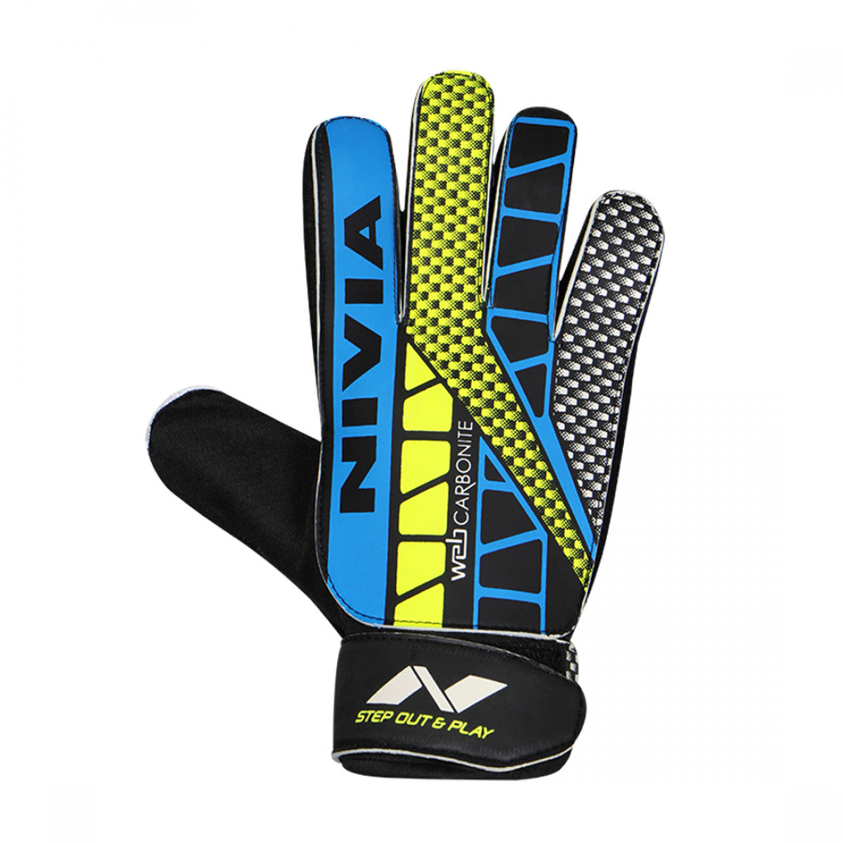 NIVIA Carbonite Web Football Goalkeeper Gloves Multicolor