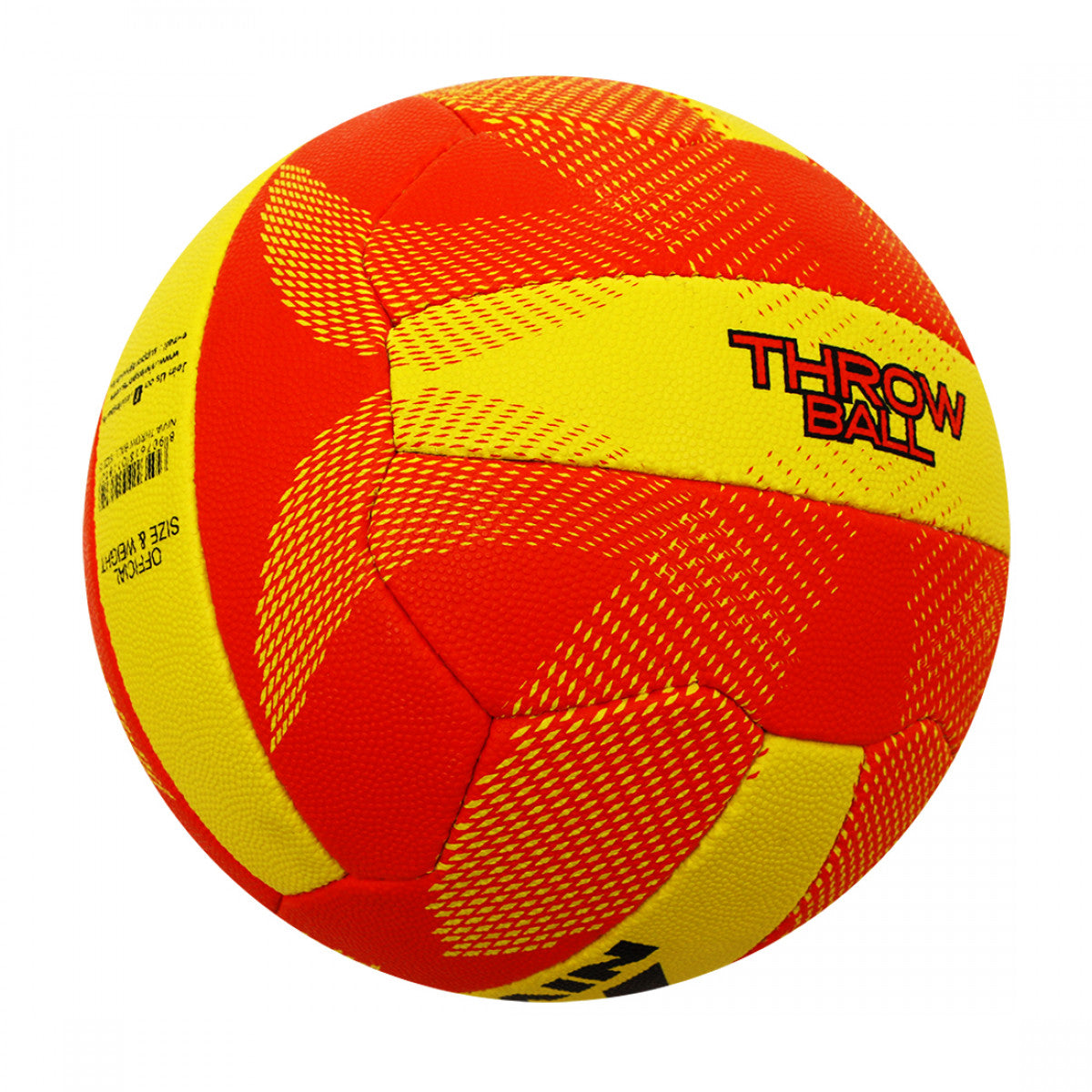 NIVIA Grain Throw Ball Size – 5 (Orange / Yellow)