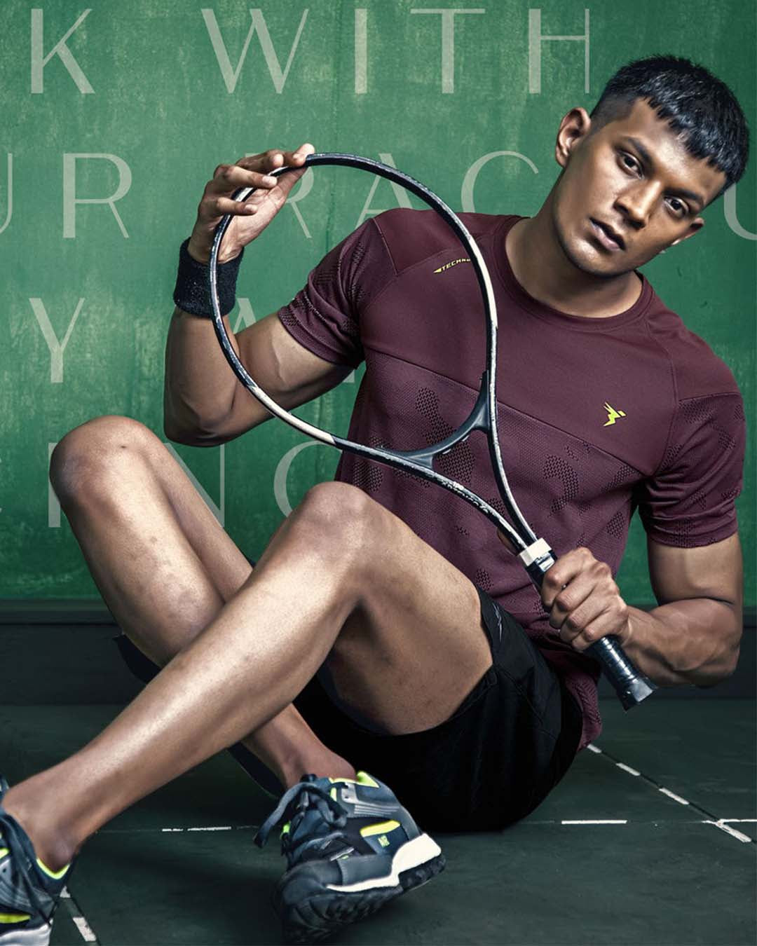 TechnoSport Crew Neck Half Sleeve Dry Fit T Shirt for Men OR-50 (Maroon)