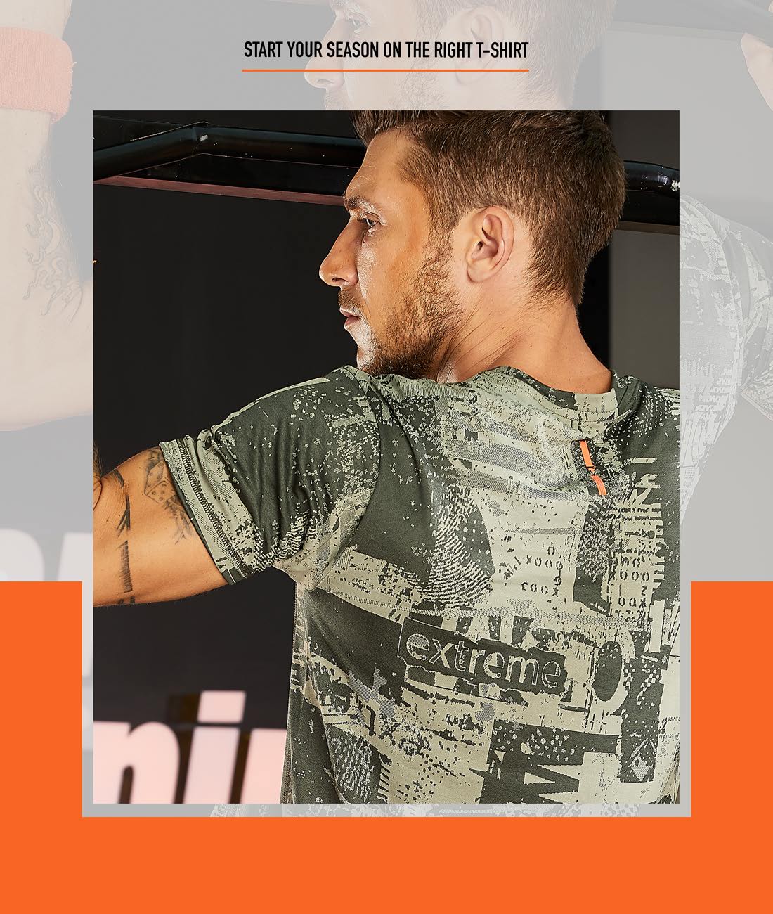 TechnoSport Crew Neck Half Sleeve Dry Fit T Shirt for Men OR-60 (Olive Green)