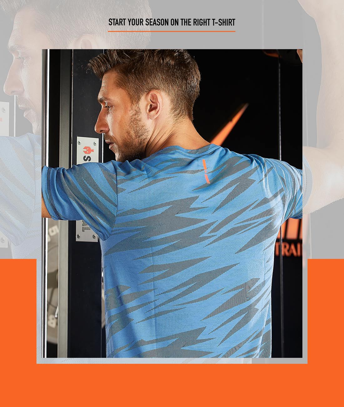 TechnoSport Crew Neck Half Sleeve Dry Fit T Shirt for Men OR-60 (Royal Blue)