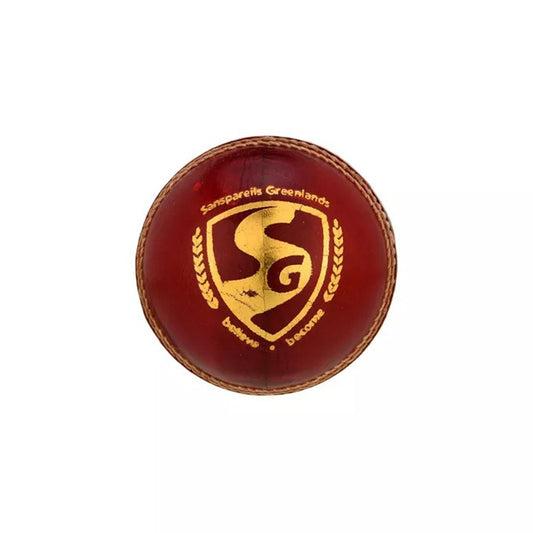 SG Test Red Leather Cricket Ball