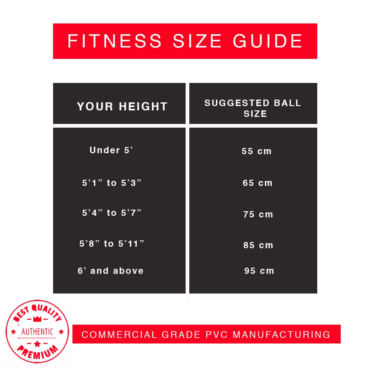 Sterling Anti Burst Gym Ball