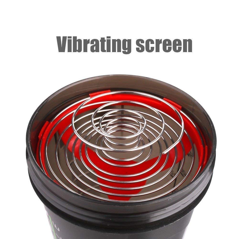Spider Shaker Bottle for Protein and Gym use (Red-500ml)
