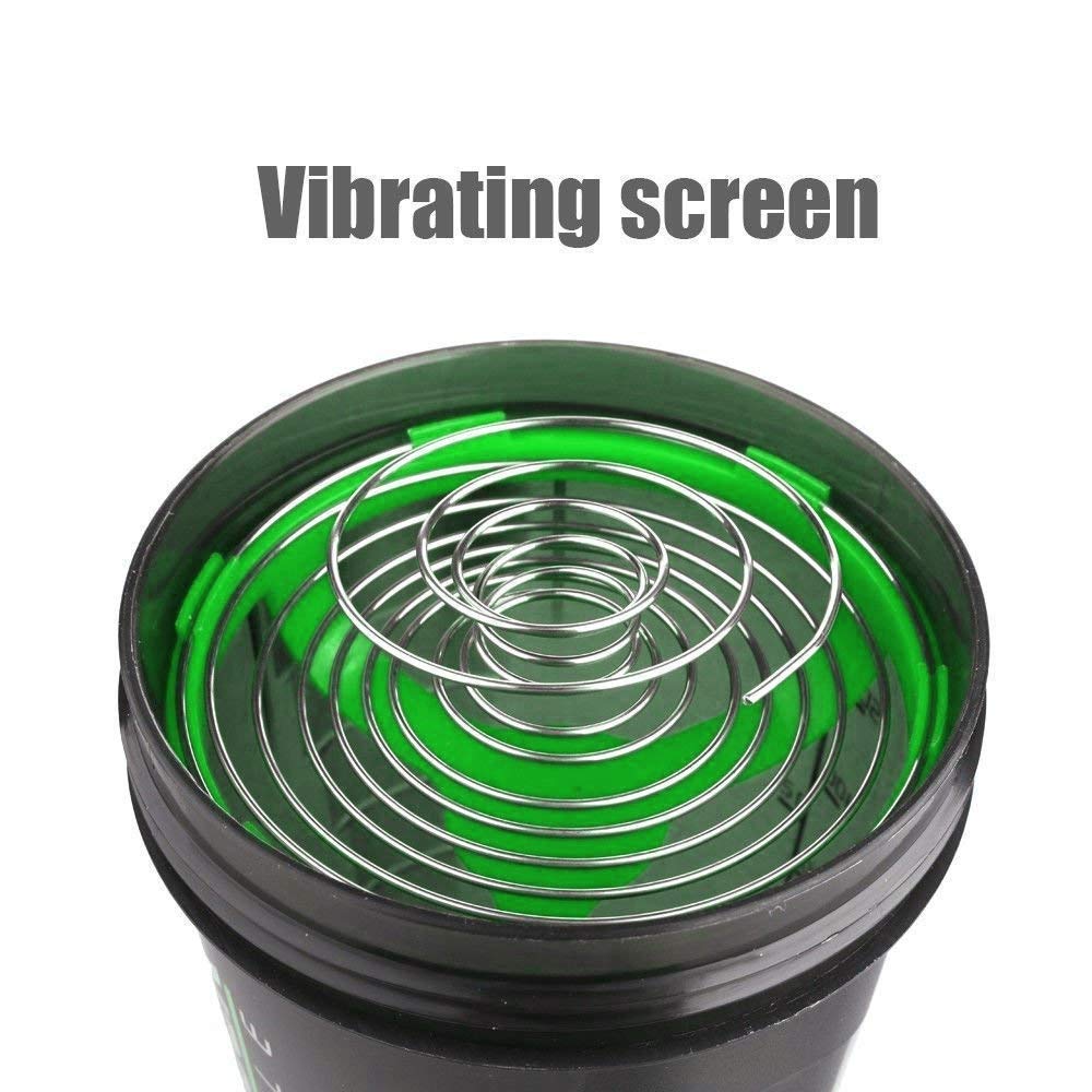 Spider Shaker Bottle for Protein and Gym use (Green-500ml)