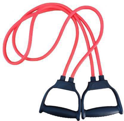 Double Toning Tube Full Body Home Gym Resistance Tube (Red)