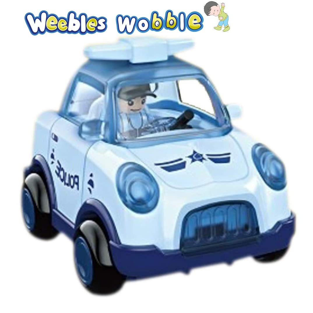 Weebles Wobble Unbreakable High Speed Friction Cartoon Car