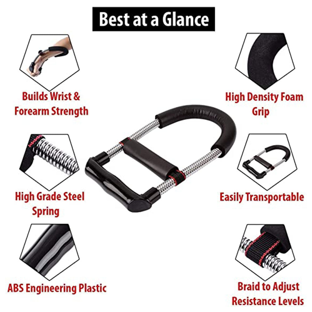Muscular Wrist Forearm Hand Grip Exerciser Strength Training Force Fitness Equipment