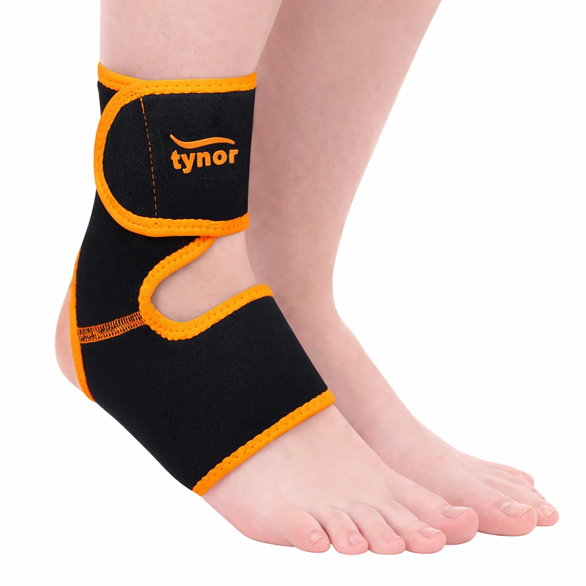 Tynor Ankle Support (Neo) Black & Orange