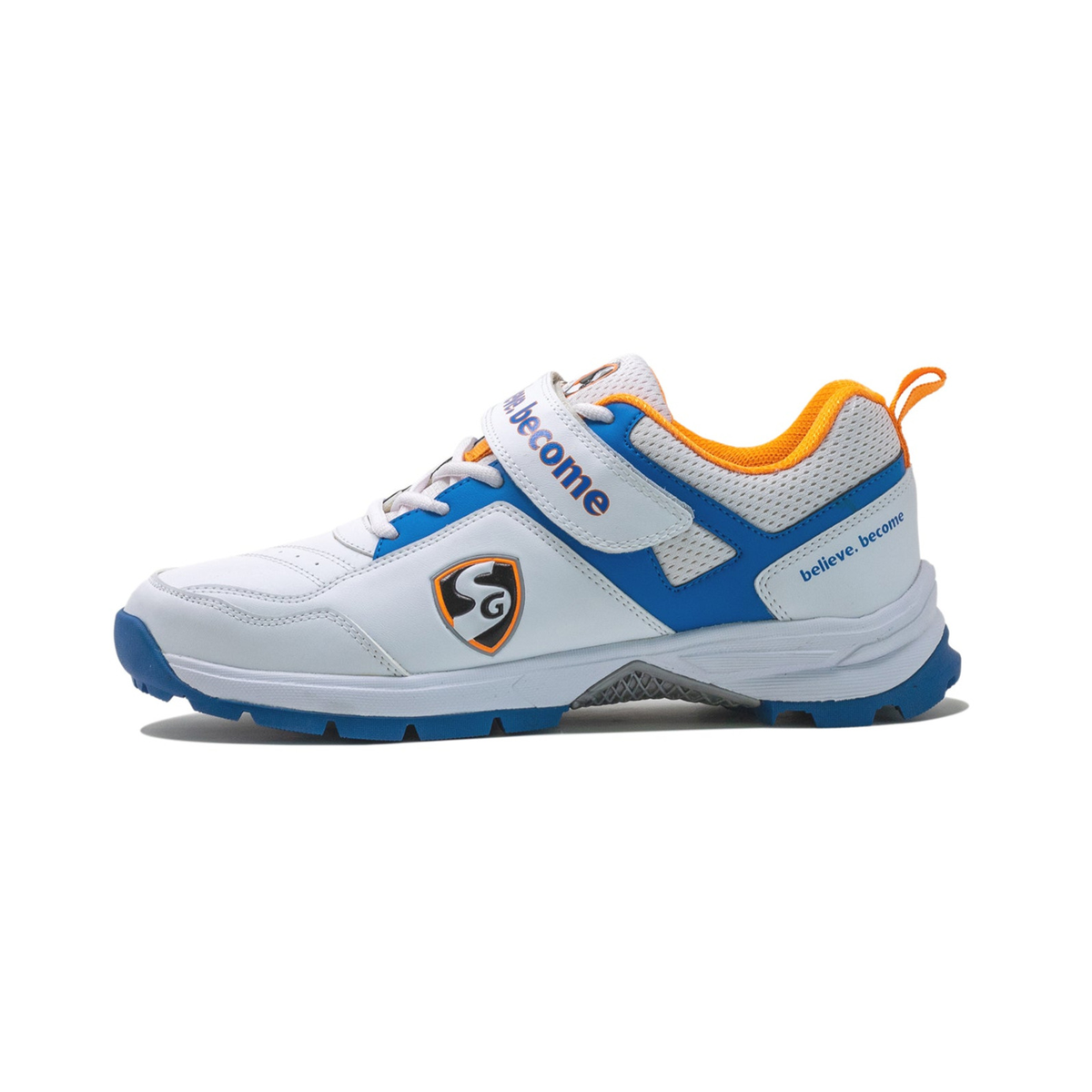 SG Century 6.0 Cricket Shoes White/Blue