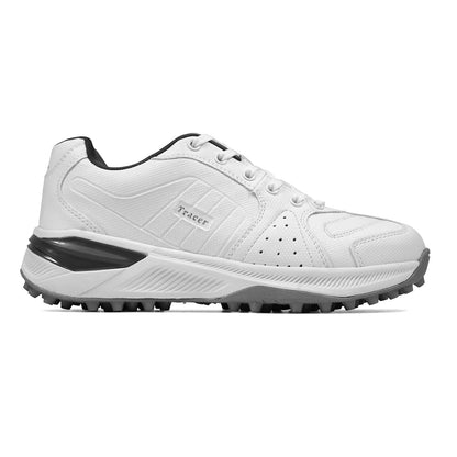 Tracer TR Spinner 11 Cricket Shoes - White/Grey