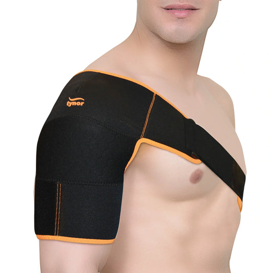 Tynor Shoulder Support Double Lock (Neo) Black & Orange