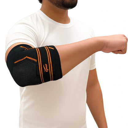 Tynor Elbow Support Air Pro Black & Orange