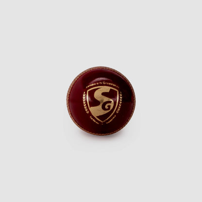 SG League Red Leather Cricket Ball