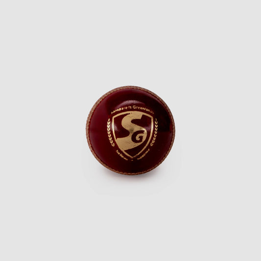 SG League Red Leather Cricket Ball