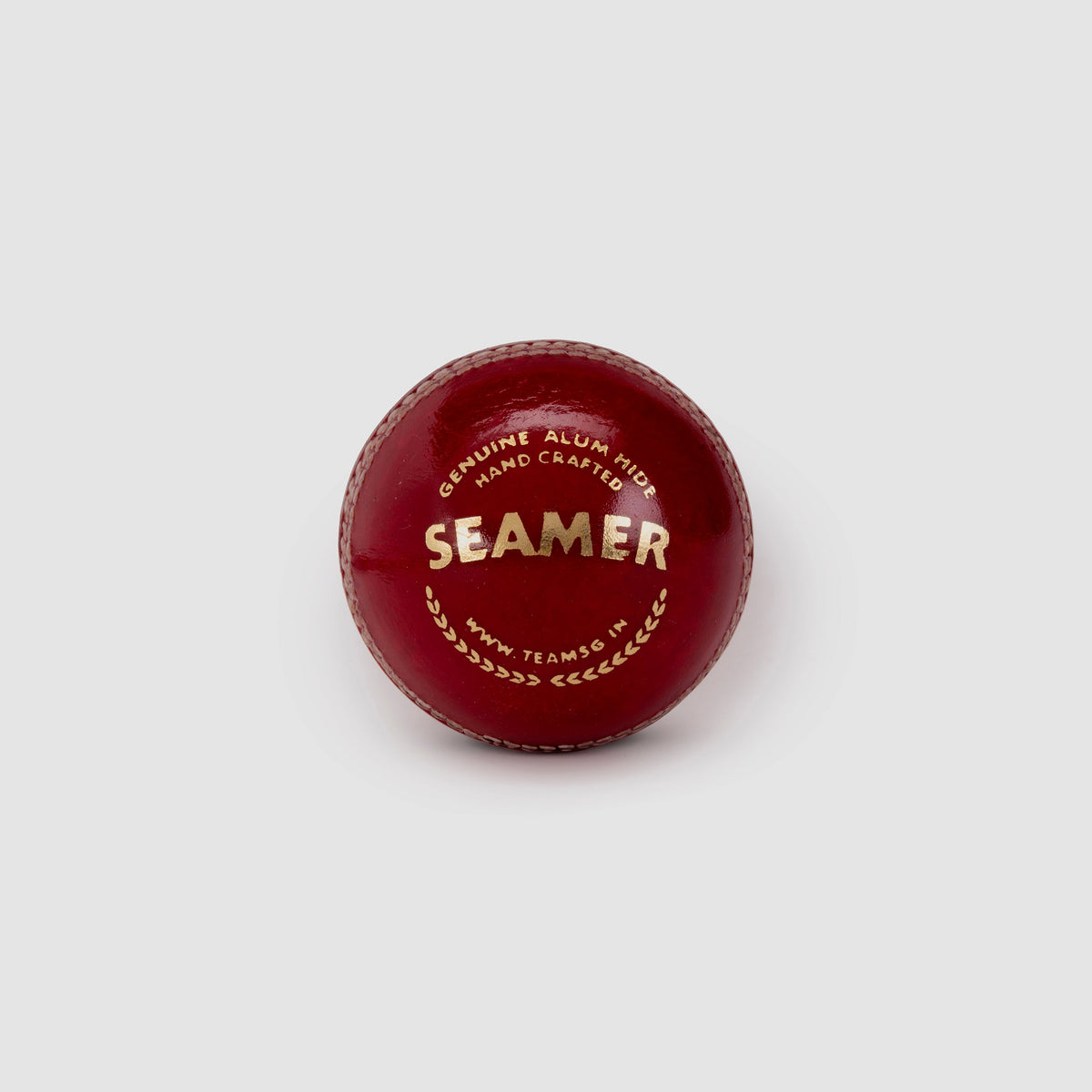 SG Seamer Red Leather Cricket Ball