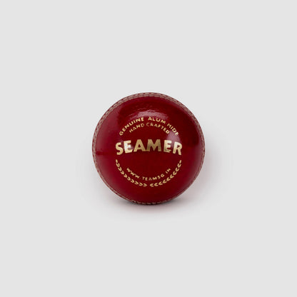 SG Seamer Red Leather Cricket Ball