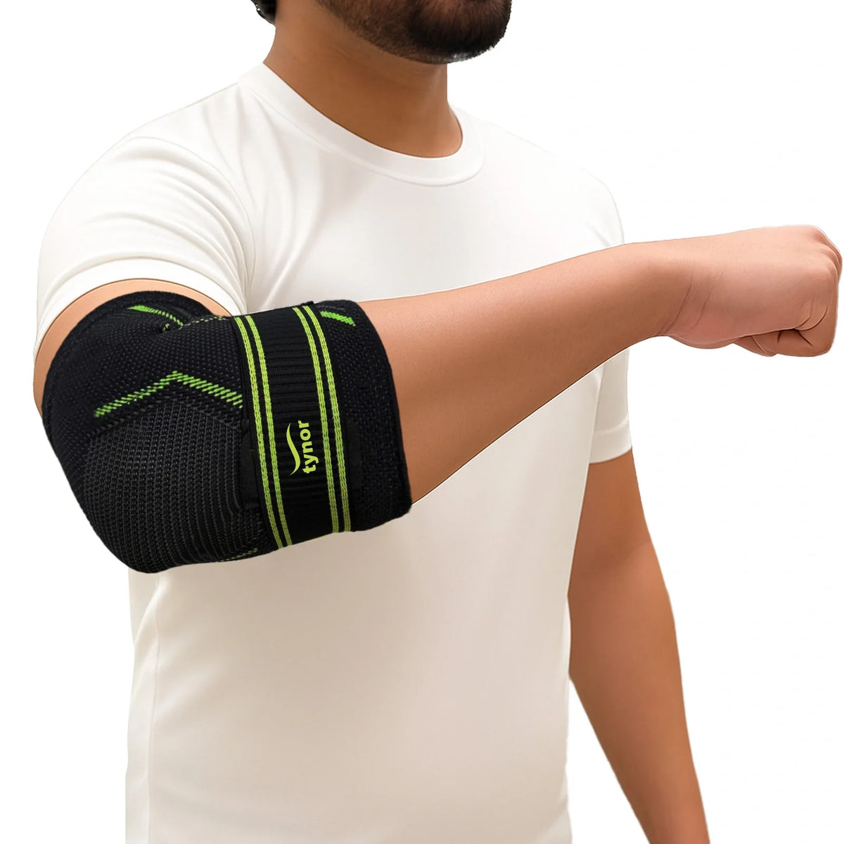 Tynor Elbow Support Air Pro Black & Green