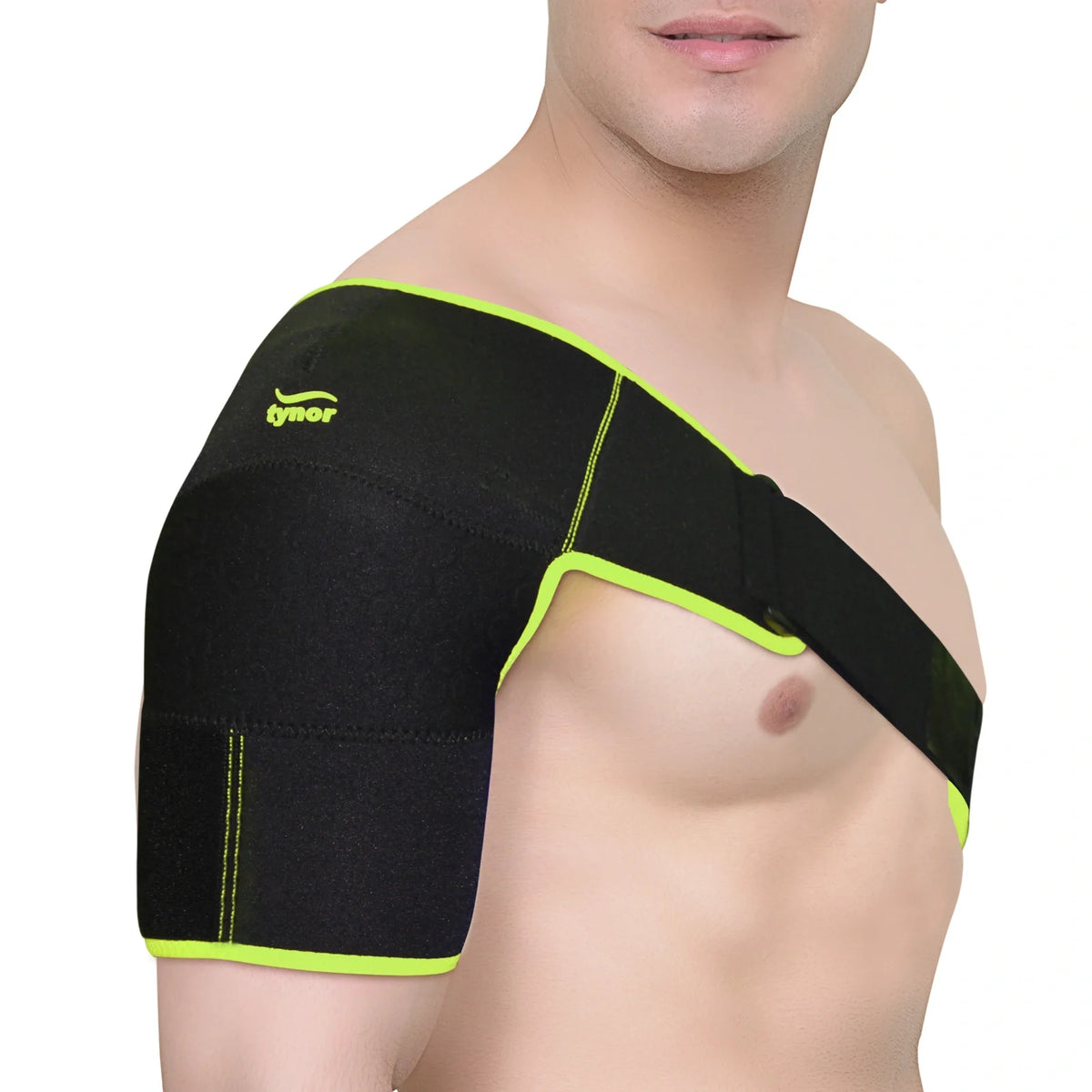 Tynor Shoulder Support Double Lock (Neo) Black & Green
