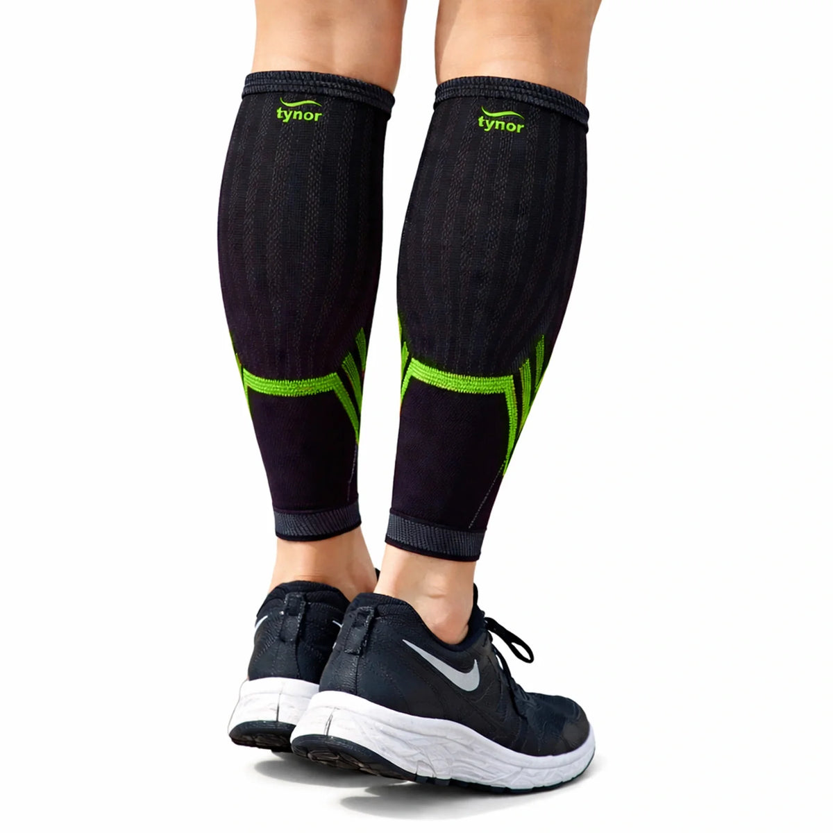 Tynor Shin and Calf Support Air Pro Black & Green