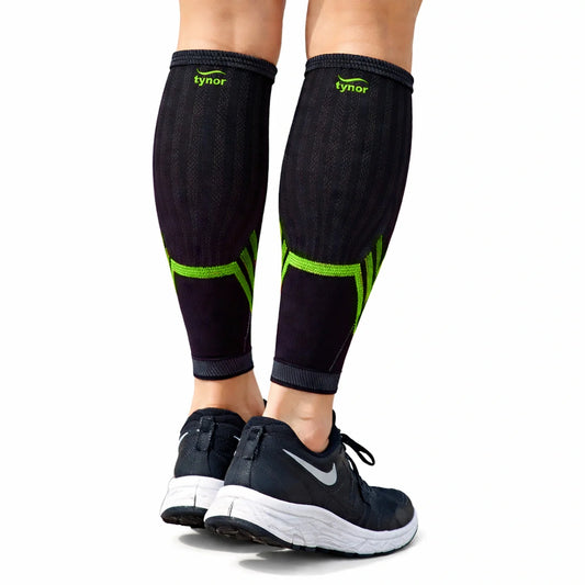 Tynor Shin and Calf Support Air Pro Black & Green
