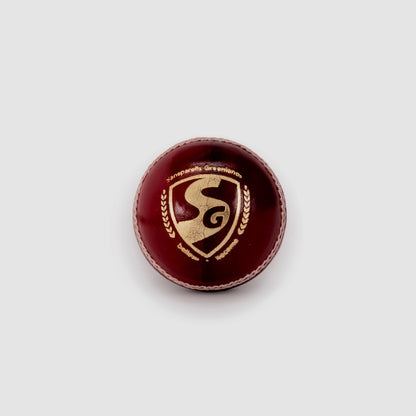 SG Bouncer Red Leather Cricket Ball