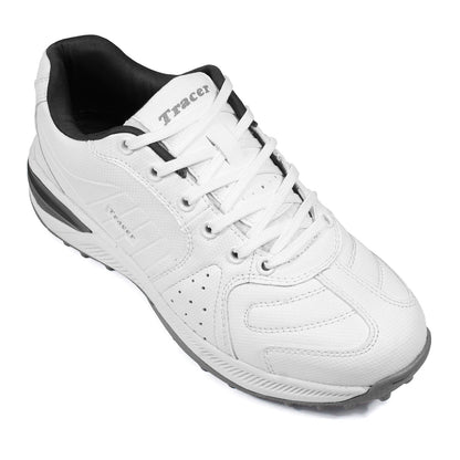 Tracer TR Spinner 11 Cricket Shoes - White/Grey