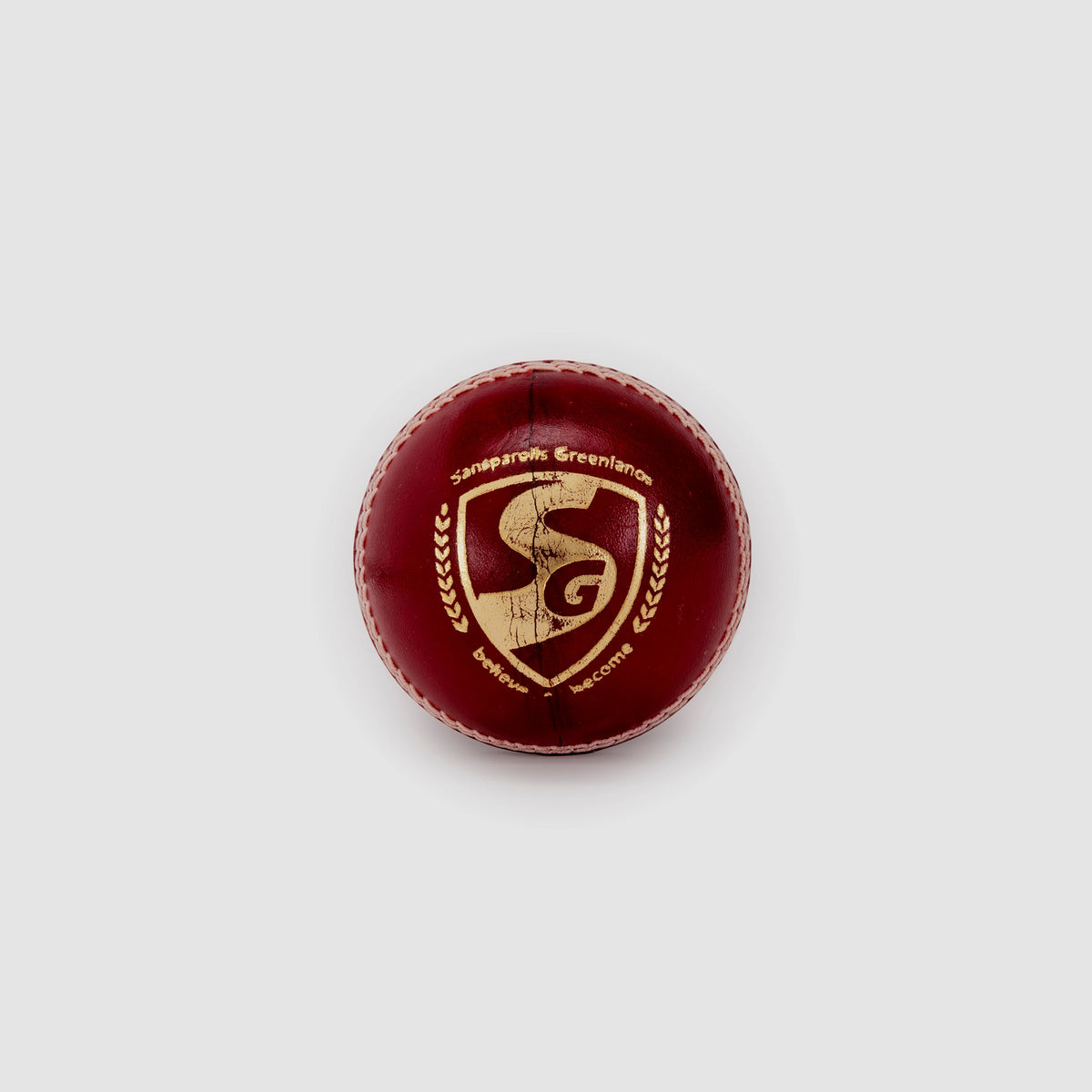 SG Club Red Leather Cricket Ball