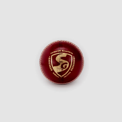 SG Club Red Leather Cricket Ball