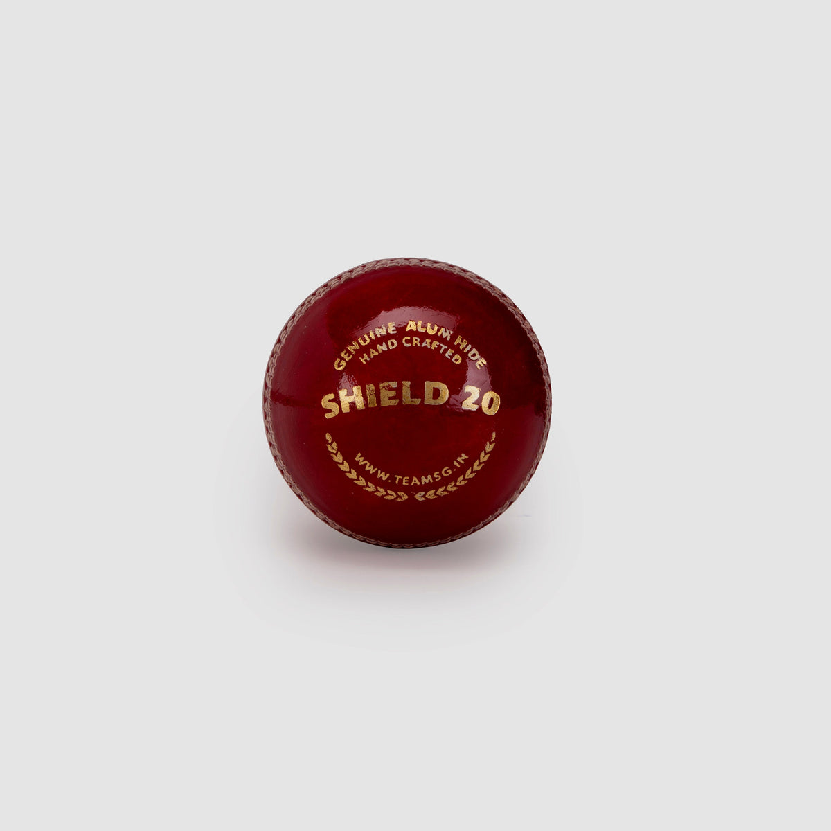 SG Shield 20 Red Leather Cricket Ball