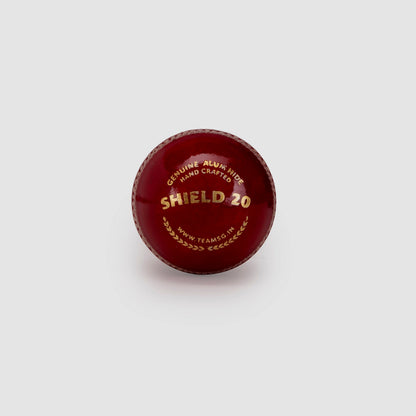SG Shield 20 Red Leather Cricket Ball