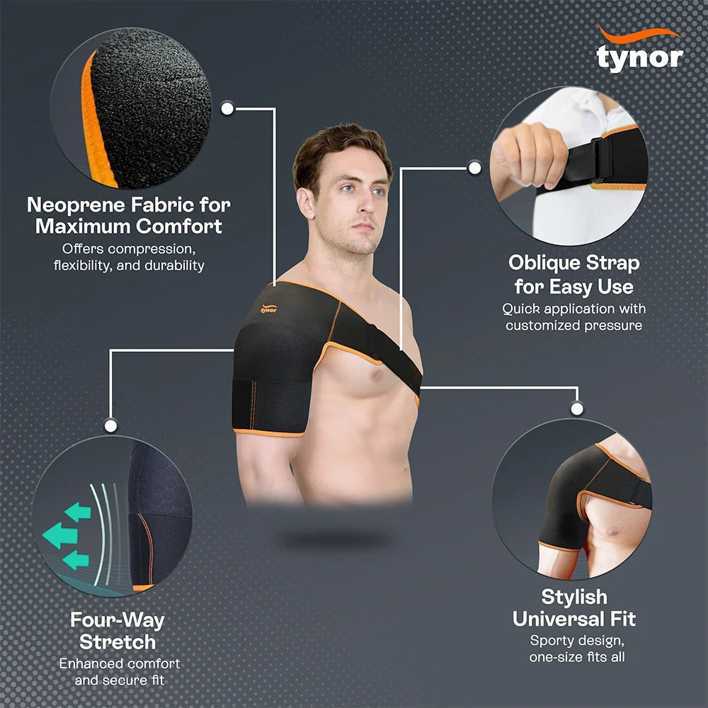 Tynor Shoulder Support Double Lock (Neo)
