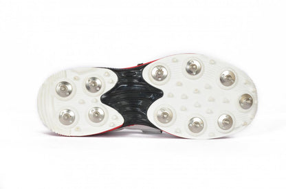Sega Reach Spikes Cricket Shoes (White/Red)