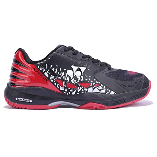 Yonex Avatar Badminton Shoes - Black/Flame/White