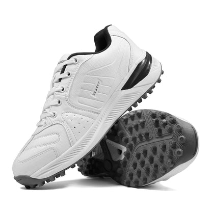 Tracer TR Spinner 11 Cricket Shoes - White/Grey