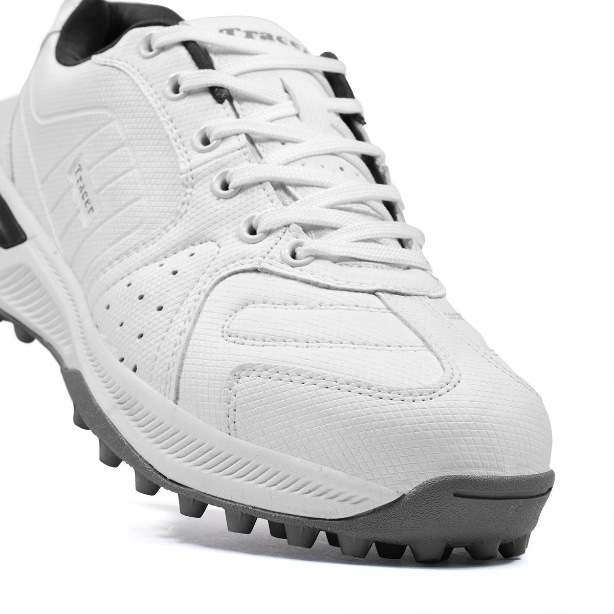 Tracer TR Spinner 11 Cricket Shoes - White/Grey