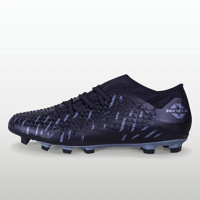 NIVIA Ashtang 2.0 Football Shoes for Men (Black)