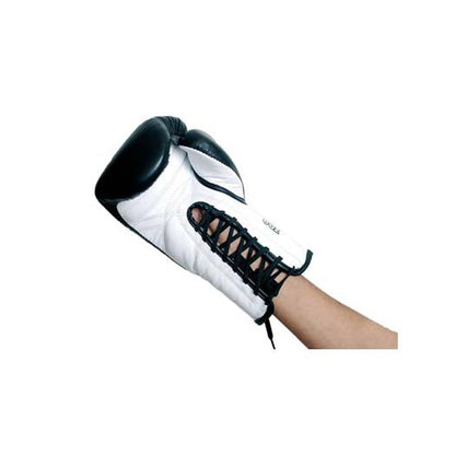 RXN Pro Boxing 2.0 Lace-up Boxing Gloves - Black