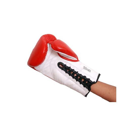 RXN Pro Boxing 2.0 Lace-up Boxing Gloves - Red