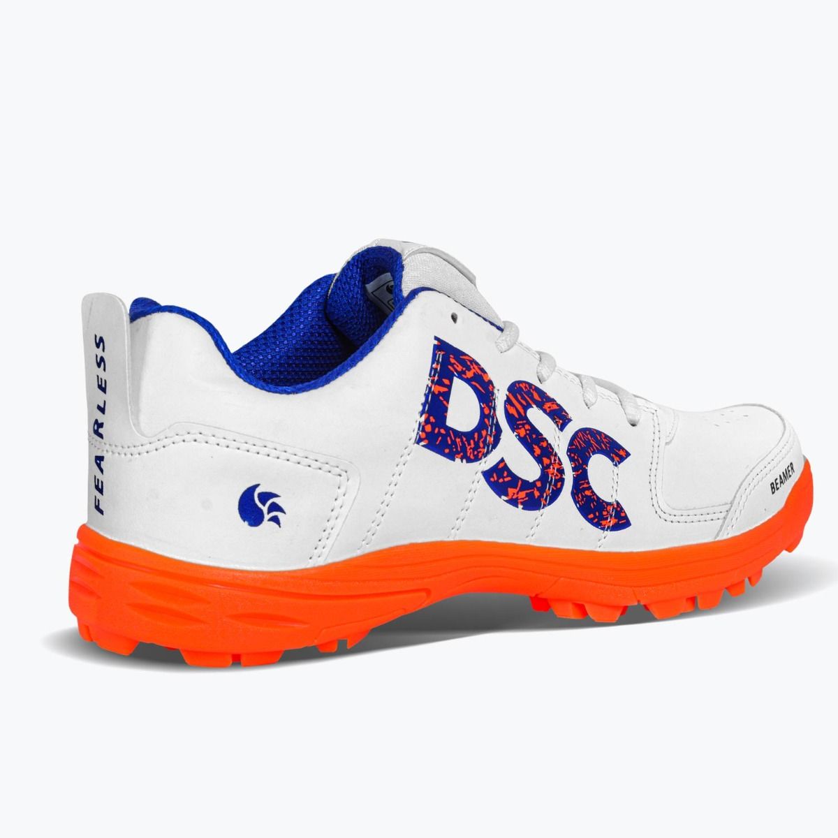 DSC Beamer Cricket Shoes (White/Orange)