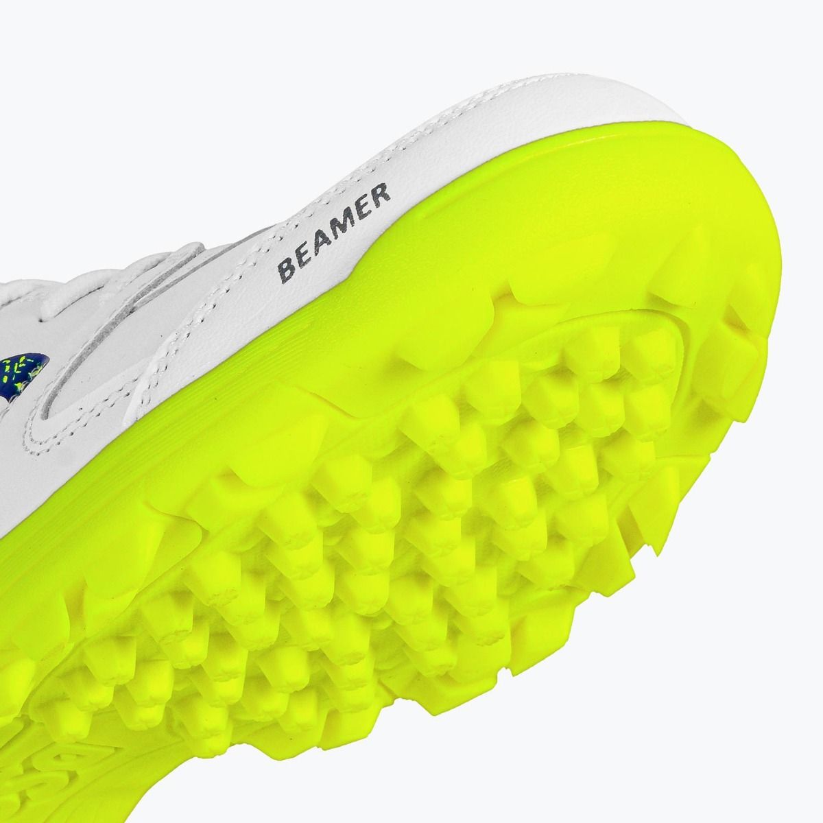 DSC Beamer Cricket Shoes - White/Yellow