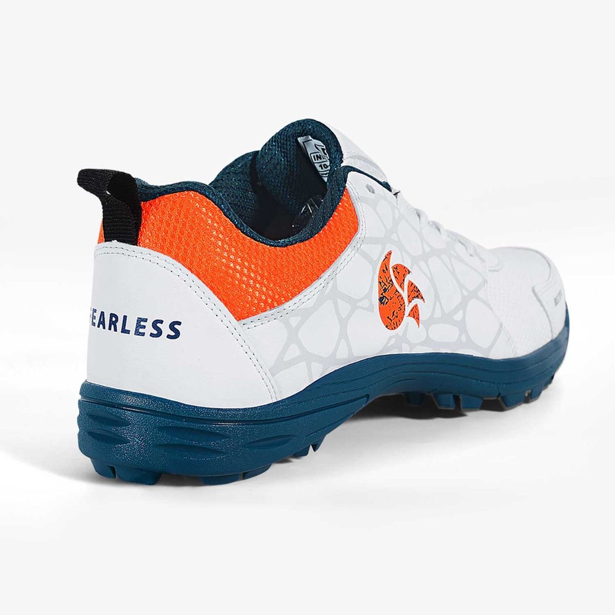 DSC Belter Cricket Shoes (White/Blue)