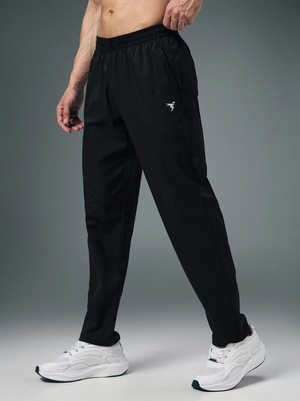 TechnoSport Men's Ragular-Fit Solid Track OR-229 (Black