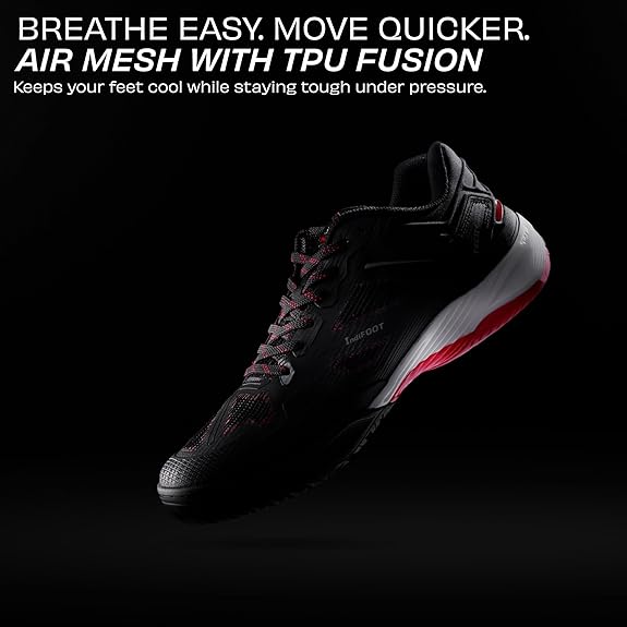 Nivia OPA Pickleball & Padel Court Shoes For Men - Black
