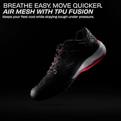 Nivia OPA Pickleball & Padel Court Shoes For Men - Black
