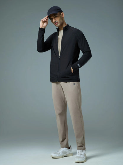 Technosport Mock Neck Jacket PM-98 - Black
